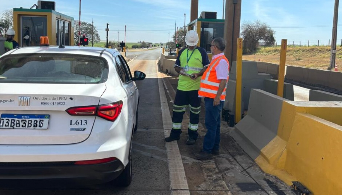 Em Guatapará, Ipem-SP verifica radar na rodovia SP 255